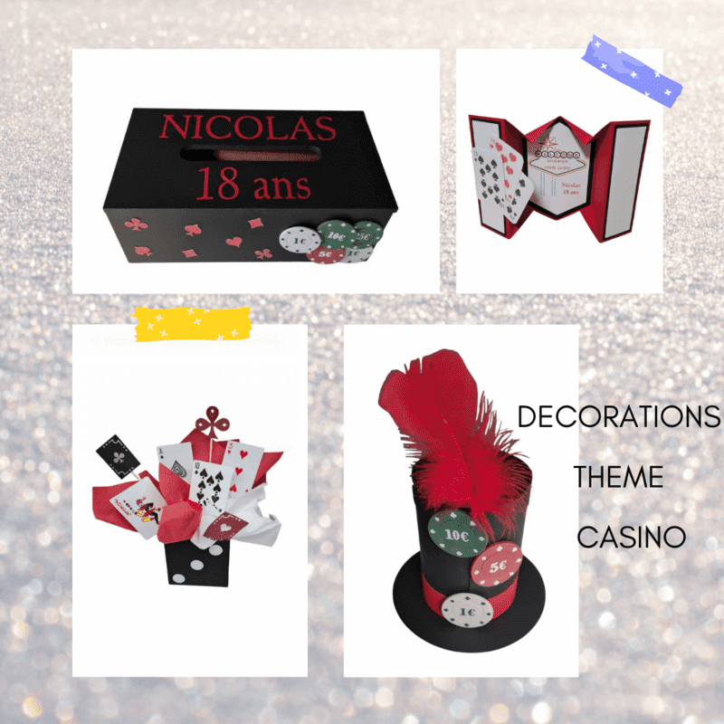 ISAFEE créations personnalisées Montage photo thème casino