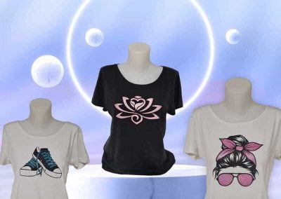 ISAFEE créations personnalisées Montage tee-shirts